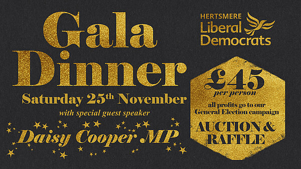 An invitation to our Gala Dinner 