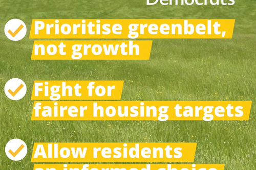 Hertsmere Lib Dem priorities for the Local Plan